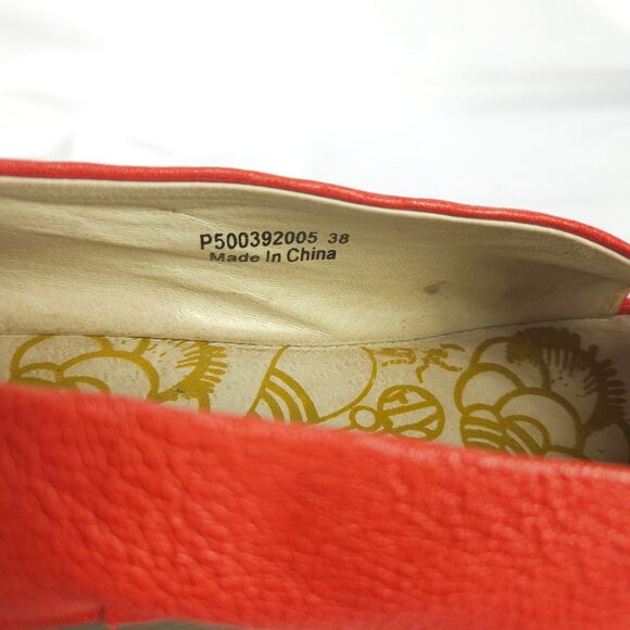 Fly London Women's  Sz 7 / 7.5 US  EU 38 Yoma307fly Peep Toe Wedge Sandal - Picture 10 of 10